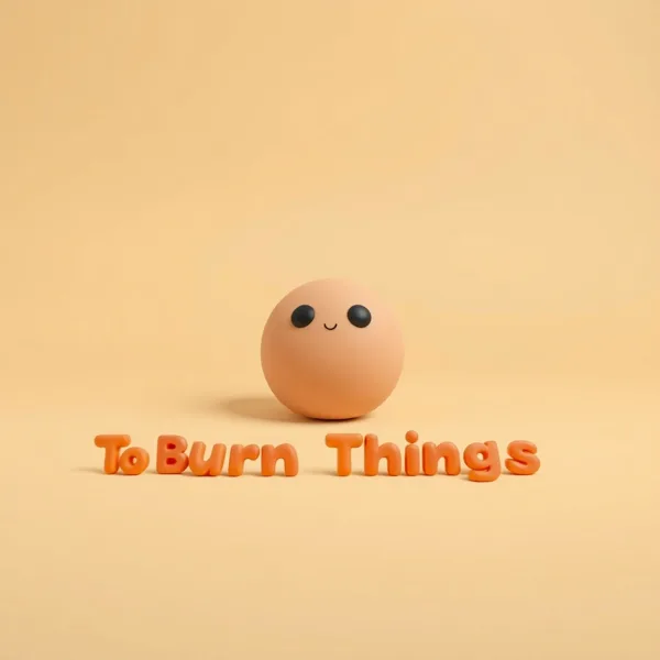 Satirische Illustration: Voices Told Me To Burn Things