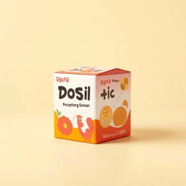 Satirische Illustration: Dosirak-Box mit 10 Zutaten & 25 Rezepten aus Korea