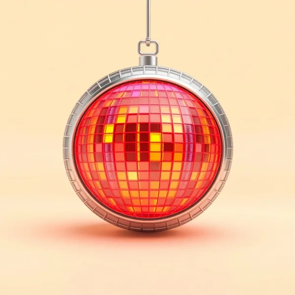 Satirische Illustration: Disco Shower Light