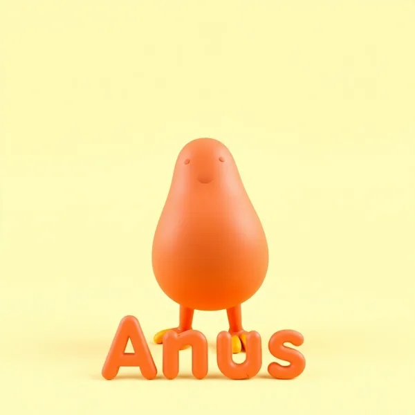 Satirische Illustration: Edible Anus