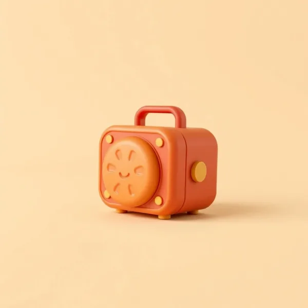 Satirische Illustration: Fart Sound Box