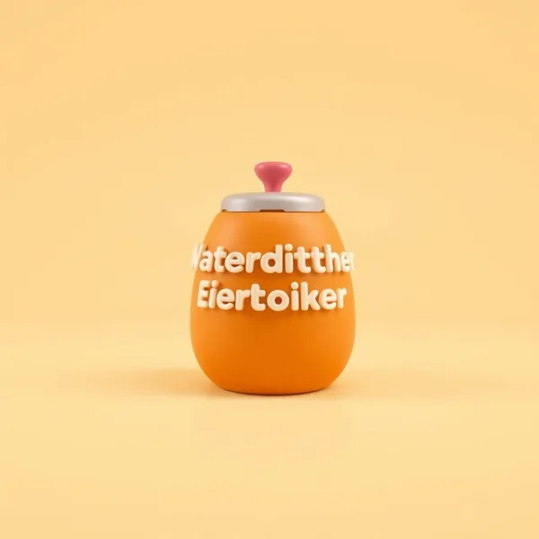 Satirische Illustration: Wasserdichter Eierkocher Pro 2024