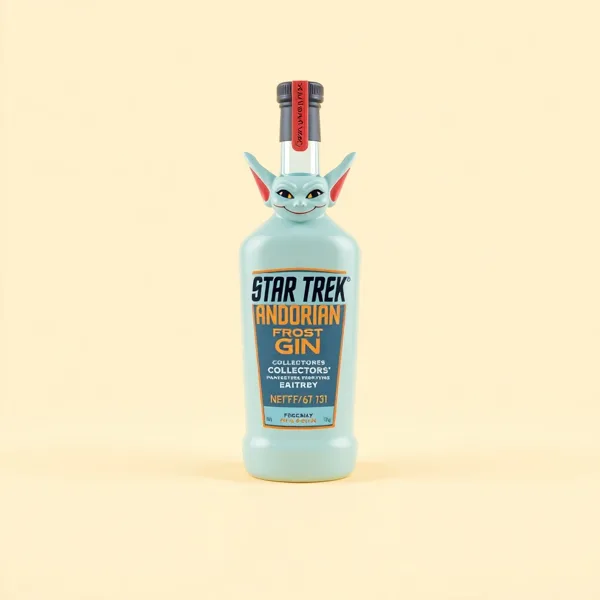 Satirische Illustration: Star Trek Andorian Frost Gin Collector's Edition