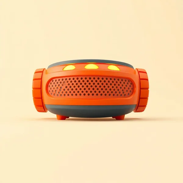 Satirische Illustration: Light Up Shower Speaker
