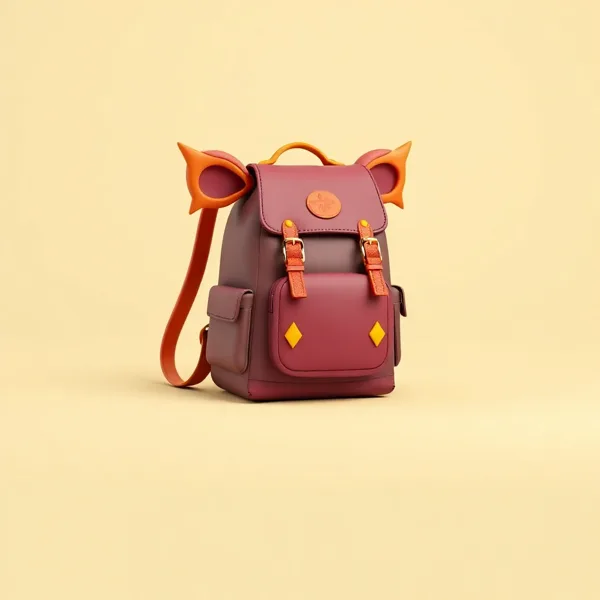 Satirische Illustration: Dungeons & Dragons Premium Mimic Rucksack