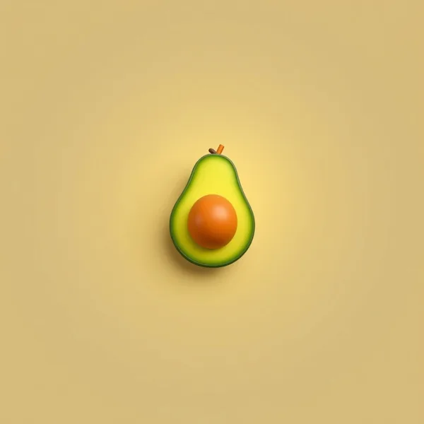 Satirische Illustration: Leuchtender Avocado-Werkzeug Pro 2024