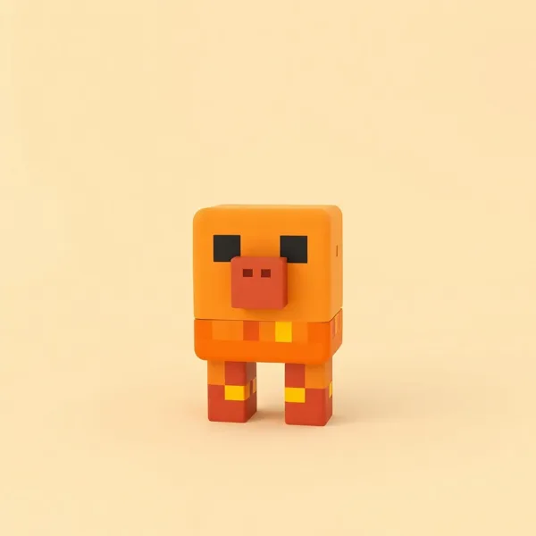Satirische Illustration: Minecraft Truhe Spardose