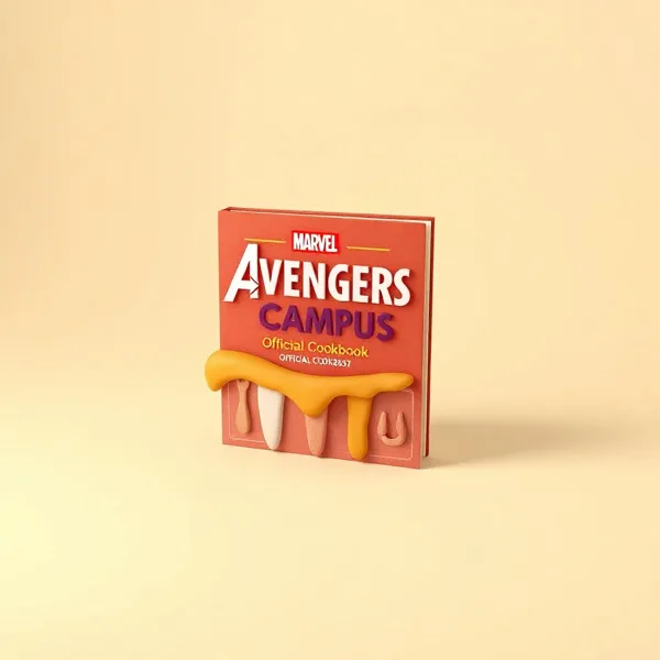 Satirische Illustration: Marvel Avengers Campus – The Official Cookbook