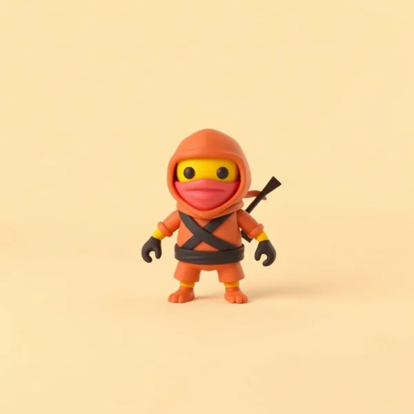 Satirische Illustration: Ninja-Schlüsselfinder Pro 2026