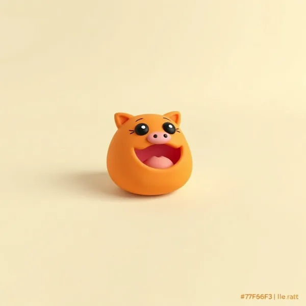 Satirische Illustration: One Piece Anti-Stress Squishy Gum-Gum-Frucht