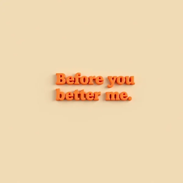Satirische Illustration: Before you bother me