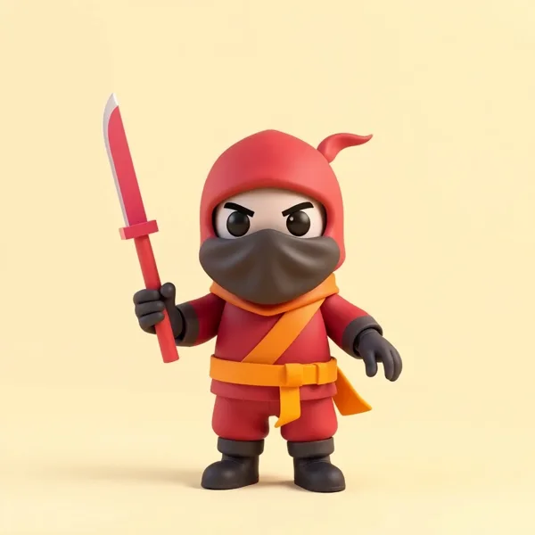 Satirische Illustration: Ninja-Nasenhaartrimmer Pro 2026