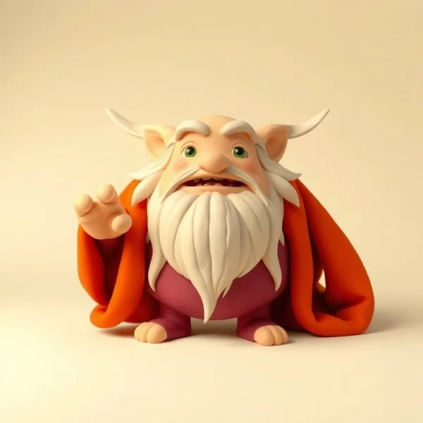 Satirische Illustration: Der Herr der Ringe TUBBZ Badeente:  Gandalf