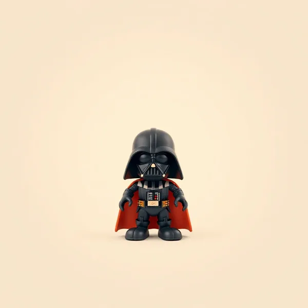 Satirische Illustration: Star Wars Darth Vader Büste