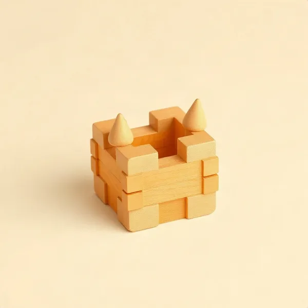 Satirische Illustration: EscapeWelt 3D Puzzle Box Holzbausätze