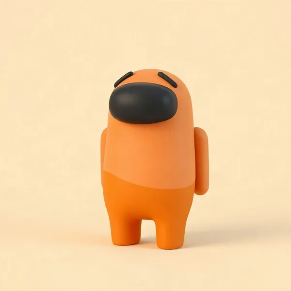 Satirische Illustration: Among Us Micro-Figuren