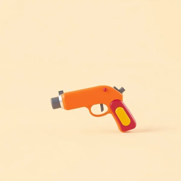 Satirische Illustration: Magnet-Massagepistole Pro 2025