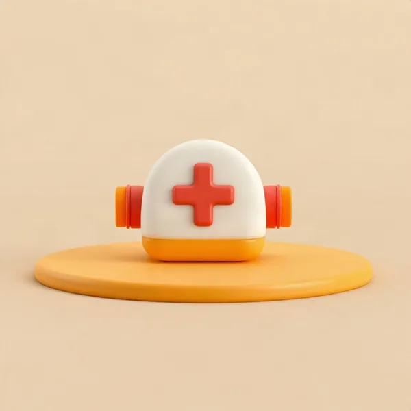 Satirische Illustration: Blechschild Health Charger inspiriert durch Half-Life