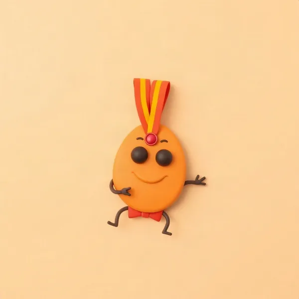 Satirische Illustration: Das Ding aus einer anderen Welt: Limited Edition Medaille