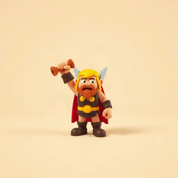 Satirische Illustration: Thor - Extremes Salzlakritz aus Schweden
