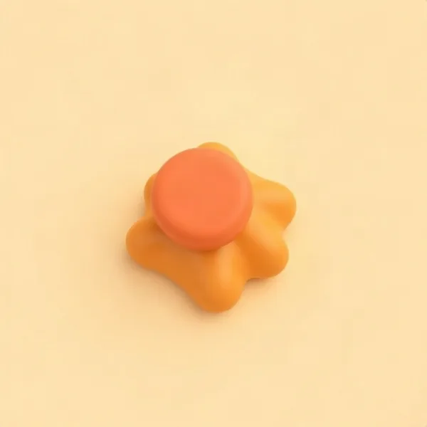 Satirische Illustration: Geek Button Simulation