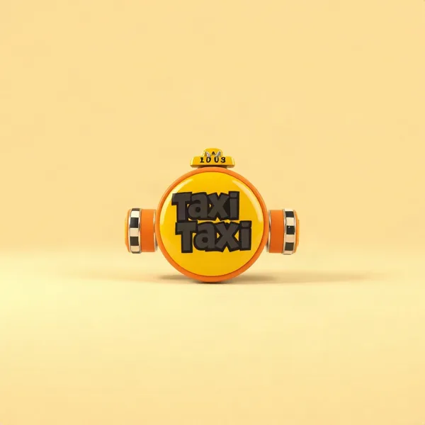Satirische Illustration: Geek Button Korben Dallas Taxi Service