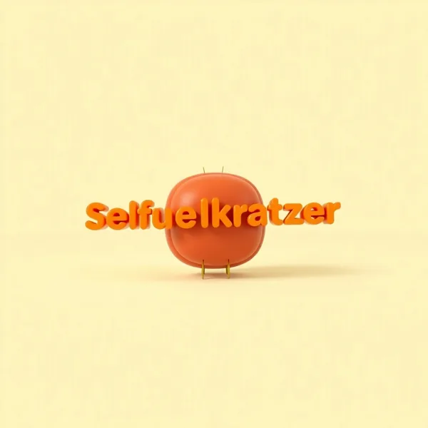 Satirische Illustration: Selbstrührender Rückenkratzer Pro 2026