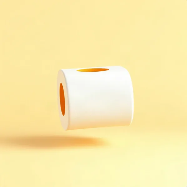 Satirische Illustration: Blutbad Toilettenpapier