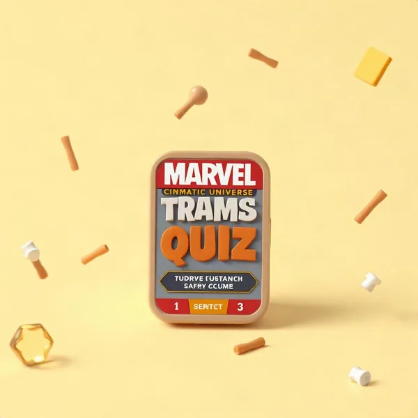 Satirische Illustration: Marvel Cinematic Universe Top Trumps Quiz