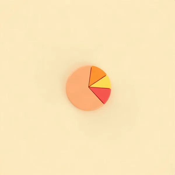 Satirische Illustration: Corner Pie Chart