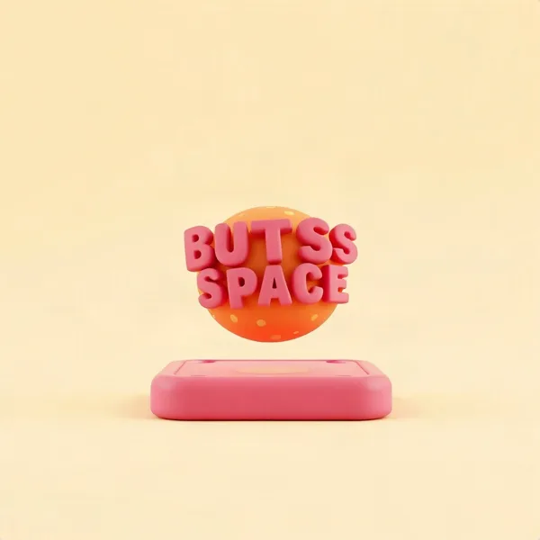Satirische Illustration: Butts in Space - Das Kartenspiel
