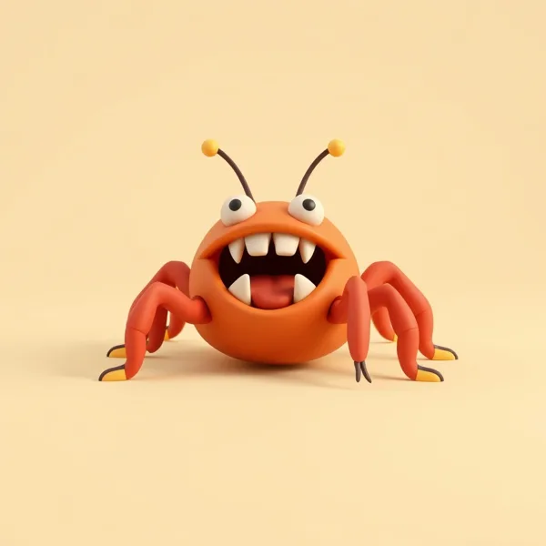 Satirische Illustration: Turbo-Insektenfalle Pro 2024