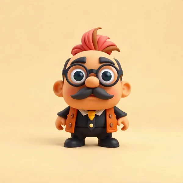 Satirische Illustration: Intellectual Badass
