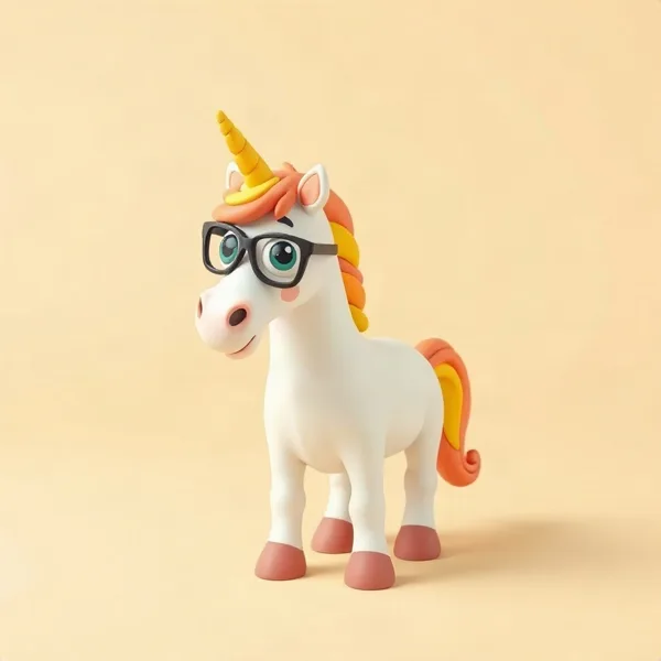 Satirische Illustration: Geek Aufkleber Be a unicorn