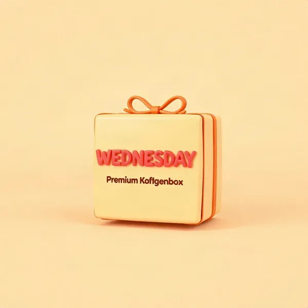 Satirische Illustration: Wednesday Premium Geschenkbox Nevermore