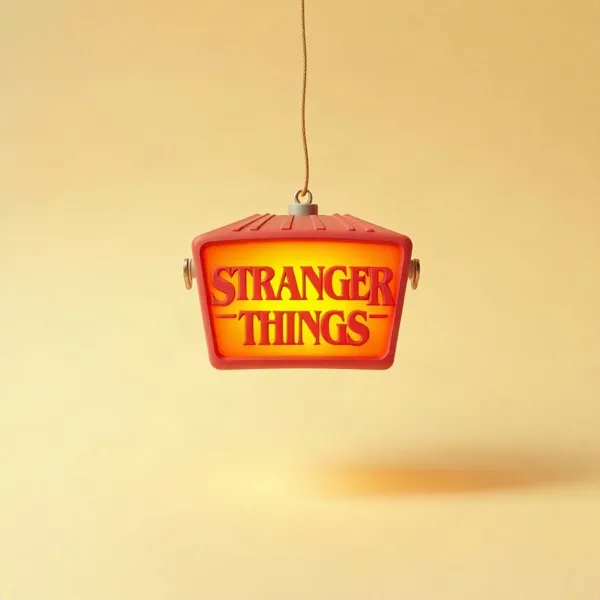 Satirische Illustration: Stranger Things Faltlampe The Upside Down