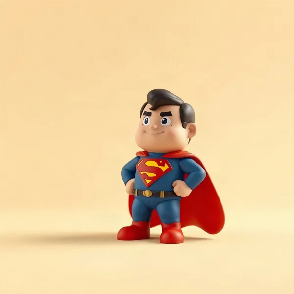 Satirische Illustration: DC Comics Superman Trinkflasche aus Edelstahl