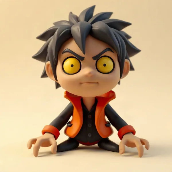 Satirische Illustration: Death Note Sammelfigur Ryuk