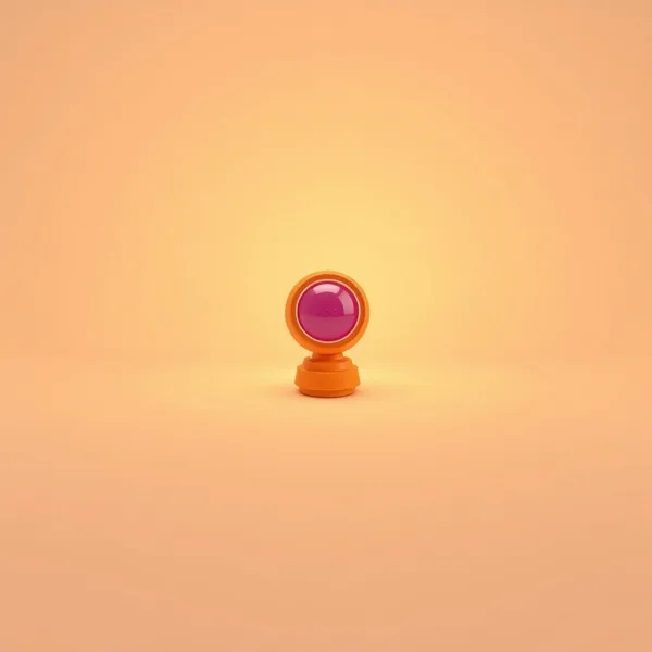 Satirische Illustration: Mini-Galaxie-Lampe Pro 2026